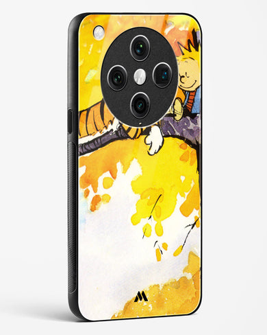 Calvin Hobbes Idyllic Life Glass Case Phone Cover (Oppo)