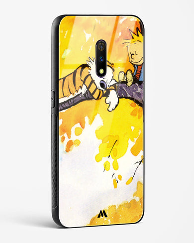 Calvin Hobbes Idyllic Life Glass Case Phone Cover (Oppo)