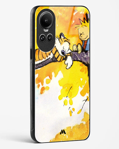 Calvin Hobbes Idyllic Life Glass Case Phone Cover (Oppo)