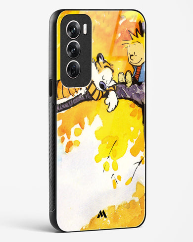 Calvin Hobbes Idyllic Life Glass Case Phone Cover (Oppo)