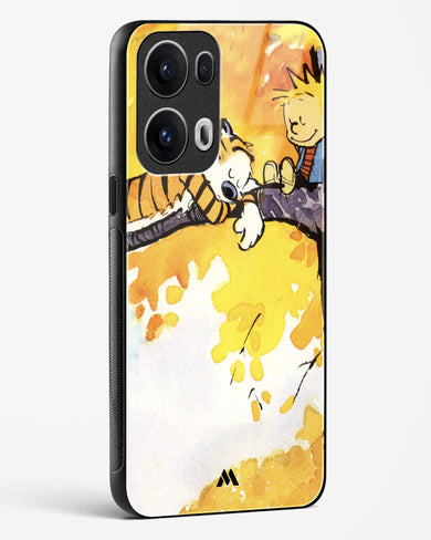 Calvin Hobbes Idyllic Life Glass Case Phone Cover (Oppo)