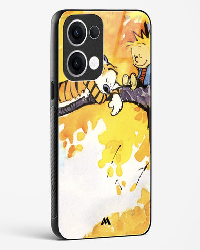 Calvin Hobbes Idyllic Life Glass Case Phone Cover (Oppo)