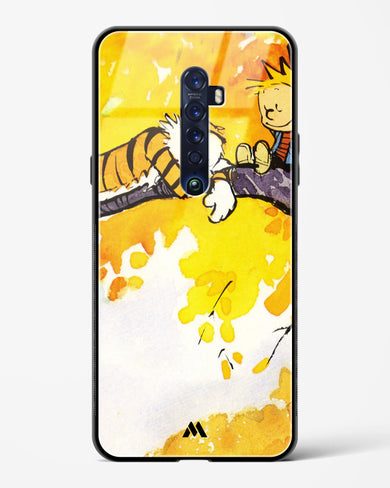 Calvin Hobbes Idyllic Life Glass Case Phone Cover-(Oppo)