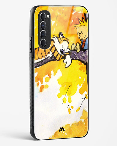 Calvin Hobbes Idyllic Life Glass Case Phone Cover (Oppo)