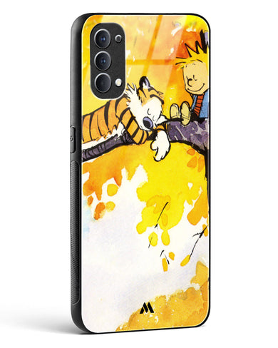 Calvin Hobbes Idyllic Life Glass Case Phone Cover (Oppo)