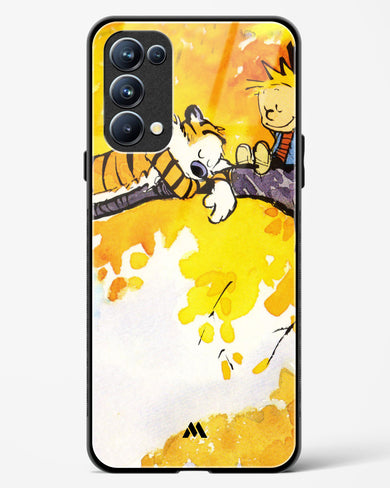 Calvin Hobbes Idyllic Life Glass Case Phone Cover (Oppo)