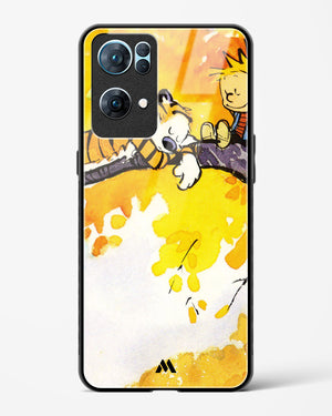 Calvin Hobbes Idyllic Life Glass Case Phone Cover (Oppo)