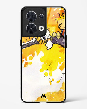 Calvin Hobbes Idyllic Life Glass Case Phone Cover (Oppo)