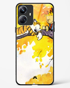 Calvin Hobbes Idyllic Life Glass Case Phone Cover (Realme)