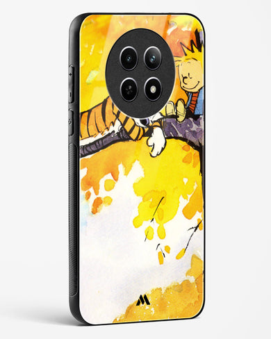 Calvin Hobbes Idyllic Life Glass Case Phone Cover (Realme)