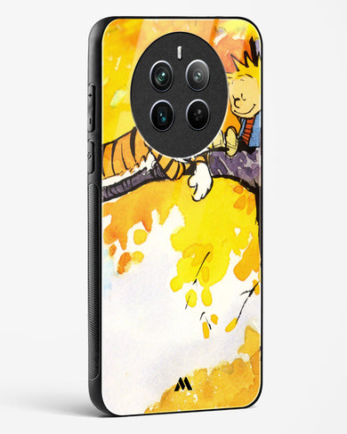 Calvin Hobbes Idyllic Life Glass Case Phone Cover (Realme)
