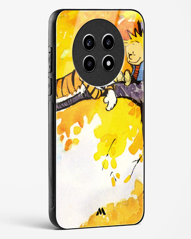 Calvin Hobbes Idyllic Life Glass Case Phone Cover (Realme)