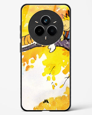 Calvin Hobbes Idyllic Life Glass Case Phone Cover (Realme)