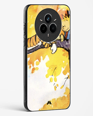 Calvin Hobbes Idyllic Life Glass Case Phone Cover (Realme)