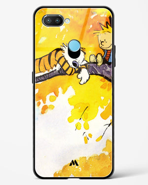 Calvin Hobbes Idyllic Life Glass Case Phone Cover-(Realme)