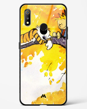 Calvin Hobbes Idyllic Life Glass Case Phone Cover (Realme)
