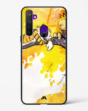 Calvin Hobbes Idyllic Life Glass Case Phone Cover (Realme)