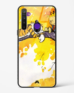 Calvin Hobbes Idyllic Life Glass Case Phone Cover (Realme)