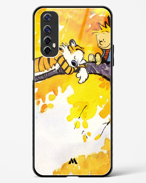 Calvin Hobbes Idyllic Life Glass Case Phone Cover-(Realme)