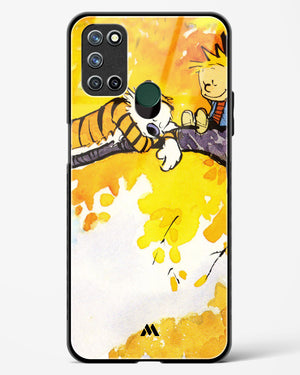 Calvin Hobbes Idyllic Life Glass Case Phone Cover (Realme)