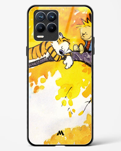 Calvin Hobbes Idyllic Life Glass Case Phone Cover (Realme)