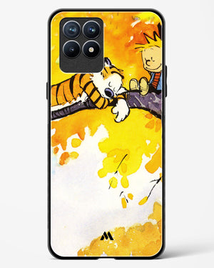 Calvin Hobbes Idyllic Life Glass Case Phone Cover-(Realme)