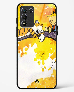 Calvin Hobbes Idyllic Life Glass Case Phone Cover-(Realme)