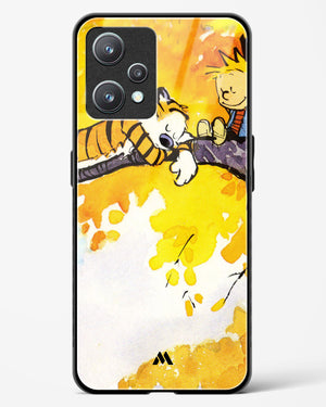 Calvin Hobbes Idyllic Life Glass Case Phone Cover-(Realme)