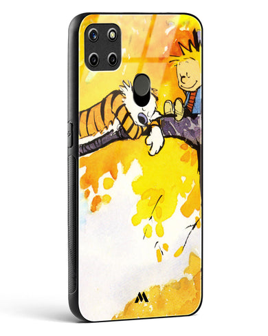 Calvin Hobbes Idyllic Life Glass Case Phone Cover (Realme)