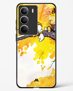 Calvin Hobbes Idyllic Life Glass Case Phone Cover (Realme)