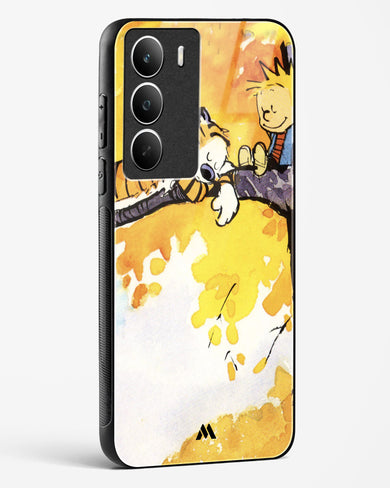 Calvin Hobbes Idyllic Life Glass Case Phone Cover (Realme)