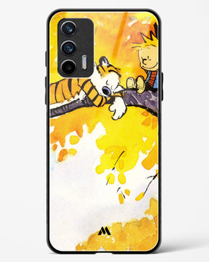 Calvin Hobbes Idyllic Life Glass Case Phone Cover (Realme)
