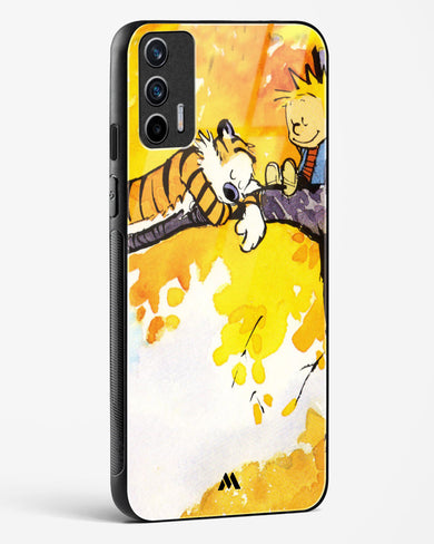 Calvin Hobbes Idyllic Life Glass Case Phone Cover (Realme)
