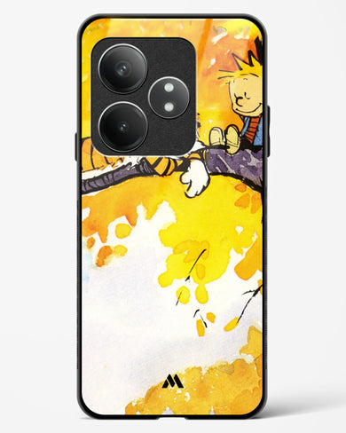 Calvin Hobbes Idyllic Life Glass Case Phone Cover (Realme)
