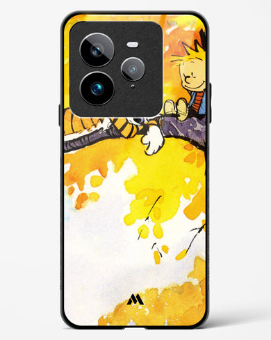 Calvin Hobbes Idyllic Life Glass Case Phone Cover (Realme)