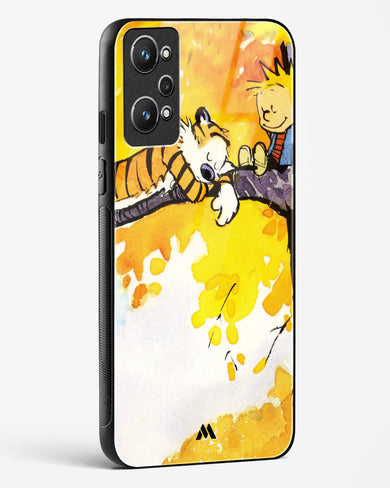 Calvin Hobbes Idyllic Life Glass Case Phone Cover (Realme)