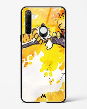 Calvin Hobbes Idyllic Life Glass Case Phone Cover (Realme)