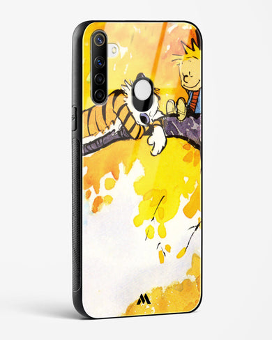 Calvin Hobbes Idyllic Life Glass Case Phone Cover (Realme)