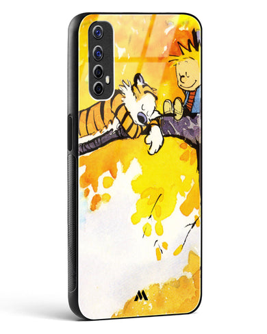Calvin Hobbes Idyllic Life Glass Case Phone Cover (Realme)