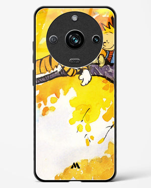 Calvin Hobbes Idyllic Life Glass Case Phone Cover (Realme)