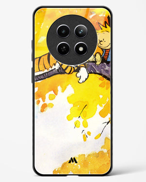 Calvin Hobbes Idyllic Life Glass Case Phone Cover (Realme)