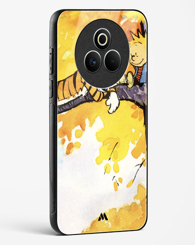 Calvin Hobbes Idyllic Life Glass Case Phone Cover (Realme)