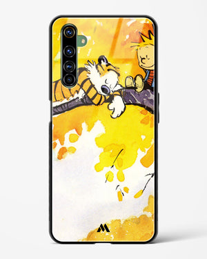 Calvin Hobbes Idyllic Life Glass Case Phone Cover-(Realme)