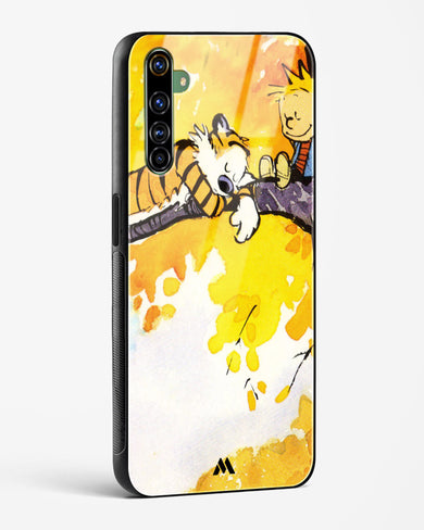 Calvin Hobbes Idyllic Life Glass Case Phone Cover (Realme)