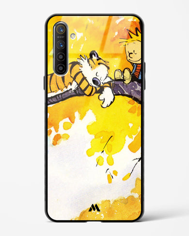 Calvin Hobbes Idyllic Life Glass Case Phone Cover (Realme)