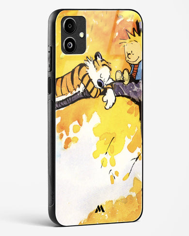 Calvin Hobbes Idyllic Life Glass Case Phone Cover (Samsung)