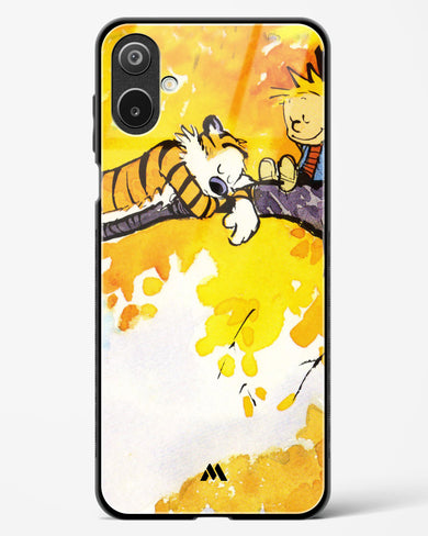 Calvin Hobbes Idyllic Life Glass Case Phone Cover (Samsung)