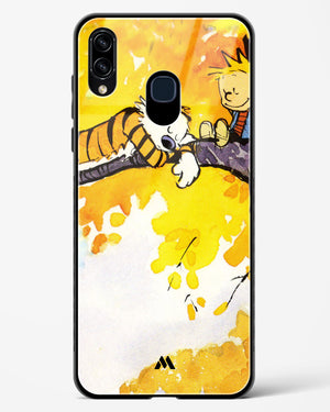 Calvin Hobbes Idyllic Life Glass Case Phone Cover-(Samsung)