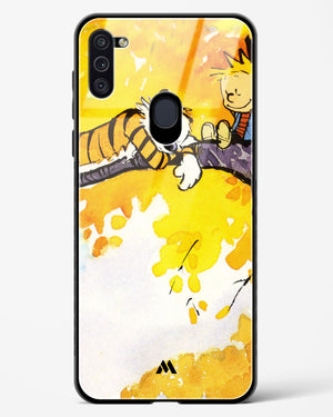 Calvin Hobbes Idyllic Life Glass Case Phone Cover-(Samsung)