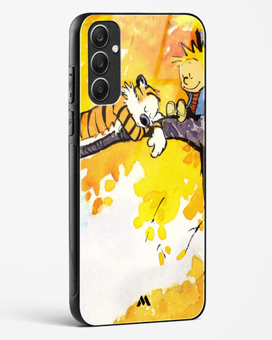 Calvin Hobbes Idyllic Life Glass Case Phone Cover (Samsung)